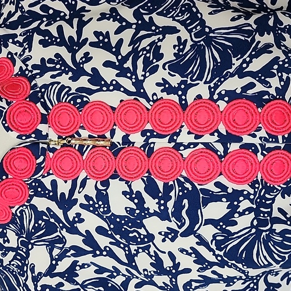 Lilly Pulitzer Floral Sleeveless Dress Blue and Pink - Picture 2 of 15